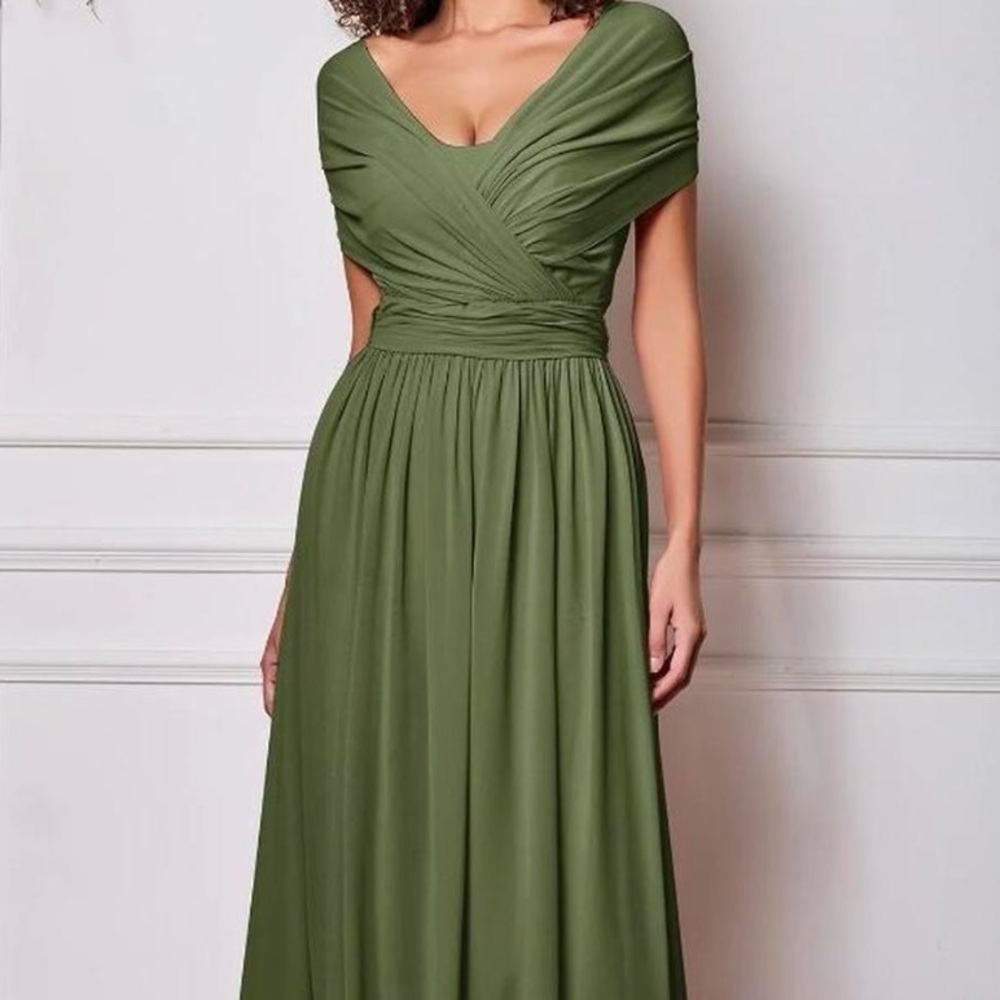 Beautiful Olive Green Dress